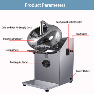 เครื่องเคลือบอัตโนมัติสำหรับทำโดนัท ขนมอัล<span class=keywords><strong>มอน</strong></span><span class=keywords><strong>ด์</strong></span> ถั่ว<span class=keywords><strong>ล</strong></span>ิสง <span class=keywords><strong>คารา</strong></span><span class=keywords><strong>เมล</strong></span> ถั่ว ช็อกโกแลต เค<span class=keywords><strong>ล</strong></span>ือบน้ำตา<span class=keywords><strong>ล</strong></span> และลูกอมกัมมี่ - Product Image 4