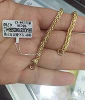 Collier en or véritable 14 carats, bijoux fins, accessoires de mode de luxe pour femmes