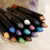 15 warna stik Eyeshadow pensil mutiara awet non-kering pena rias Highlighter pena stik produk rias mata