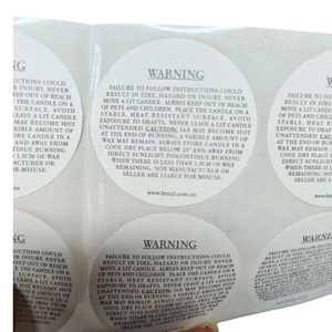 Étiquettes d'avertissement rondes personnalisées de luxe avec impression dorée, imperméables, avec textes amusants pour <span class=keywords><strong>un</strong></span> emballage festif (Finition mate/brillante) - Product Image 4