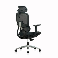 Chaise de bureau avec soutien lombaire, inclinable ergonomique, réglable, en tissu, pivotante, avec coussin et repose-pieds, chaise de direction, chaise de jeu