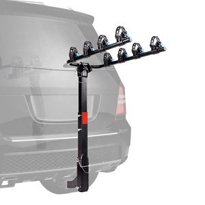 <span class=keywords><strong>Porte</strong></span>-vélos pliable pour 2 et 4 vélos, style mât, à fixer sur l'<span class=keywords><strong>attelage</strong></span>, pour minivans et camions - Product Image 2