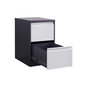 Archivador de Metal móvil Vertical de 2 cajones, cerradura para tamaño de carta, oficina, escuela, almacén, almacenamiento, uso al aire libre, archivador de escritorio elegante - Product Image 4