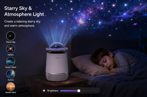 El Primer Purificador de Aire Portátil con IA del Mundo con Proyector de Estrellas y Compañero Emocional para Niños y Familias - Product Image 5