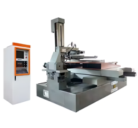 Machine de découpe rapide à fil EDM motorisée CNC série DK77 contrôlée par PLC, haute efficacité pour la découpe d'acier et d'alliages