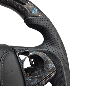 <span class=keywords><strong>พวงมาลัย</strong></span>หุ้มหนังคาร์บอนไฟเบอร์แบบฟอร์จ พร้อมจอ LED แบบกำหนดเอง สำหรับรถยนต์ฮอนด้า ฟิต GK5 XRV <span class=keywords><strong>HRV</strong></span> ซีวิค ปี 2015 2016 2017 2018 2019 2020 - Product Image 4