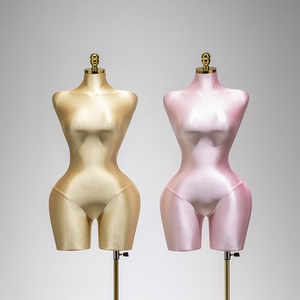 Mannequin en mousse demi-corps pour femmes rondes, style européen et américain, avec poitrine et fessiers volumineux, idéal pour l'affichage - Product Image 2