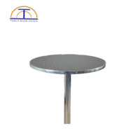 Table haute moderne au meilleur prix, en acier inoxydable, mobilier de restaurant pour salle à manger, balcon, jardin, salon, hôtel, usage extérieur