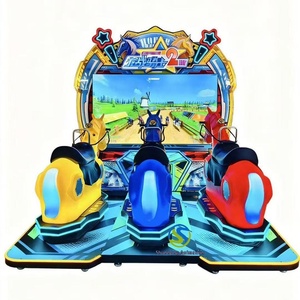 Nuova Macchina da Gioco Interattiva a Moneta per Bambini, Simulazione <span class=keywords><strong>di</strong></span> Corse <span class=keywords><strong>di</strong></span> Cavalli, Doppio Intrattenimento, per Parco Giochi al Coperto, Esportazione - Product Image 5