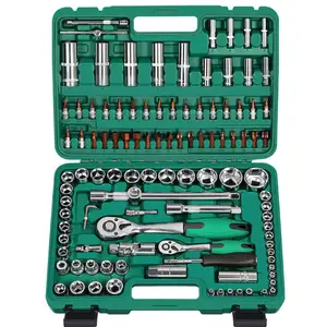 OEM ODM 1/4" 1/2" Garage Repairing Professional Kraft Hand Tool Set 108pcs Socket Wrench Set