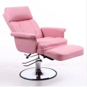D Pink Reclining <b>Salon</b> Styling Chairs Cheap Recliner Chairs Customer Client Chair for Nail <b>Salon</b> - Product Image 1