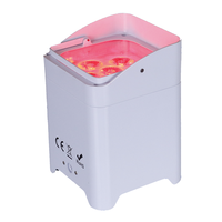 Projecteur LED 6x18W RGBWA+UV 6-en-1 alimenté par batterie avec contrôle DMX512 IP33 CRI élevé 90