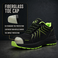 Chaussures de sécurité en caoutchouc de la marque QIAODISEN, anti-écrasement, anti-perforation, résistantes à l'usure, antidérapantes, pour l'industrie de la logistique et des machines