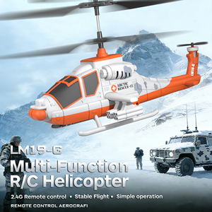 Nuevo Helicóptero RC SJY-LM19-G de Rescate Polar, 3 Canales, 3 Modos de Velocidad, Naranja y Blanco, Juguete Educativo Científico Mecánico - Product Image 5