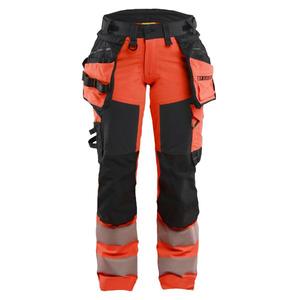 BLAKLADER - 702216485599C50 Pantalones de mujer de alta visibilidad 4-Way stretch Rojo/Negro-EAN 7330509934012 ROPA DE TRABAJO DE LA HI-VIS - Product Image 1