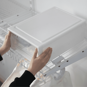 رف معدني على شكل حرف L مخصص، متين وصديق للبيئة، قابل لتعديل الارتفاع، يُثبت على الحائط، منظم تخزين للملابس في المرآب - Product Image 6