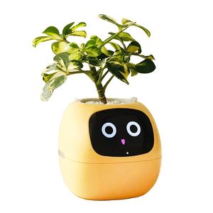 Vaso Piccolo per Fiori Auto-Irrigante Mimi con Sensore AI Intelligente, Interazione Facciale e Animale Domestico Digitale Tramite APP - Product Image 1