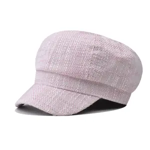 Bán buôn bán Hot New xương cá Tước 8 tấm Newsboy cap Beret hat đối với phụ nữ Lady thiếu niên ngoài trời đường phố ăn mặc giản dị