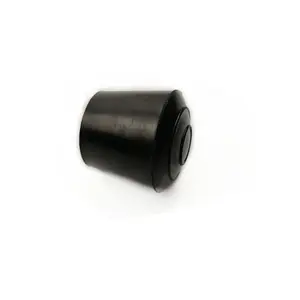 Shanghai Qinuo 20mm black rubber round chair leg caps/tips floor protectors Rubber Feet