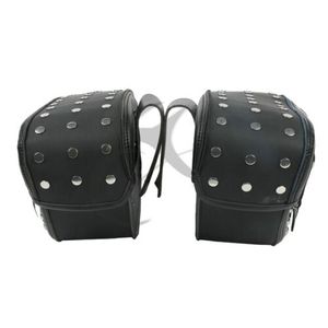 Sacs de selle en <span class=keywords><strong>cuir</strong></span> PU XF290696, pour <span class=keywords><strong>Harley</strong></span> <span class=keywords><strong>Davidson</strong></span> Dyna Fat Bob FXDF 2008 — 2017, offre spéciale - Product Image 3