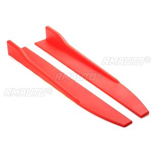 Alerones Laterales Universales para Automóvil de 80 cm, Negros/Fibra de Carbono/Rojos, Divisores de Parachoques, Alerones Laterales para Carrocería - Product Image 6