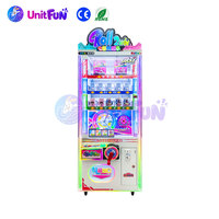 Owatch Machine de jeu d'arcade à monnayeur, type Boîte Mystère, avec jeu de tirage à la boule 'Roll 2 Win', pour aires de jeux et centres commerciaux