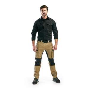 BLAKLADER - 329811909900XL Chemise en sergé Noir-CHEMISES DE TRAVAIL EAN 7330509480755 - Product Image 3