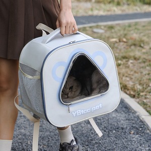 YBtoo Pet Portable <b>Cat</b> <b>Backpack</b> Canvas Breathable Medium Soft Large Capacity For <b>Cats</b> And Dogs - Product Image 4