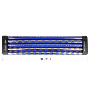 Blue Gold <b>Pattern</b> Metallized Virgin Wrapping <b>Paper</b> Roll 30 Inch Double Side Eco-Friendly Gift Packaging Digital Printing - Product Image 2