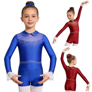 Costumes <span class=keywords><strong>de</strong></span> <span class=keywords><strong>gymnastique</strong></span> pour filles <span class=keywords><strong>de</strong></span> 6 à 16 ans, <span class=keywords><strong>tenue</strong></span> <span class=keywords><strong>de</strong></span> patinage artistique, justaucorps avec short et bandeau pour spectacles <span class=keywords><strong>de</strong></span> danse - Product Image 1