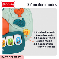 Jinkorya — clavier DJ canard pour enfant, jouet à Instruments musicaux, de 8 touches, instrument électronique, piano