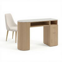 Meubles de salon de manucure modernes, populaires, durables et écologiques, table pour technicien en ongles avec collecteur de poussière