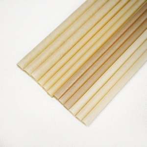 หลอดดูดน้ำ PLA ย่อยสลายได้ทางชีวภาพ ขนาด 200 มม. ยาว 230 มม. หลอดจากชานอ้อยแบบใช้แล้วทิ้ง พร้อมกระดาษห่อ - Product Image 1