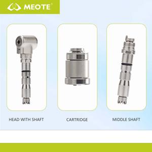 Pieza de Mano Dental de Baja Velocidad con Ángulo Contrario 10:1, Fibra Óptica, Pulverización Interna de Agua, Modelo X35L con Anillo Verde, Instrumento de Odontología - Product Image 5