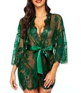 Robes de nuit en dentelle <span class=keywords><strong>Nues</strong></span> pour femme Vêtements de nuit pour <span class=keywords><strong>femmes</strong></span> Robes de soirée Style Lingerie sexy pour <span class=keywords><strong>femmes</strong></span> - Product Image 5