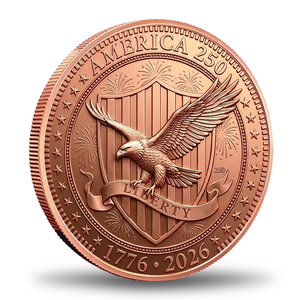 <strong>Copper</strong> <strong>Coin</strong> US 250 Commemorative <strong>Coin</strong> .999 Pure <strong>Copper</strong> 1776-2026 Bald Eagle Shield Souvenir Medal <strong>Copper</strong> <strong>Coin</strong> - Product Image 2