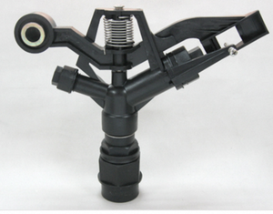 Aspersor de Impulso de Plástico de 1 Pulgada K-1808F, Accionamiento por Engranajes de 360 Grados, Riego de Jardín de Círculo Completo - Product Image 1