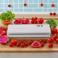 Machine de scellage sous vide domestique puissante 60Kpa grande capacité avec indicateur LED conservation des aliments pour les cuisiniers à domicile et les amateurs