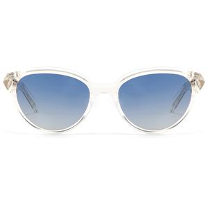 Gafas transparentes ovaladas con montura completa, lentes de resina de color sólido, anti-UV, uso diario para mujer, adulto - Product Image 6