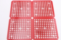 Carte de prototype universelle double face FR4 rouge, plaque perforée, circuit imprimé matriciel pour projets électroniques DIY