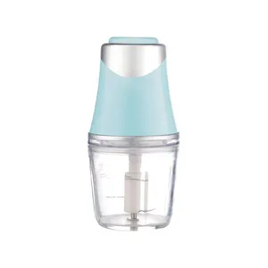 CE ROHS Popular Personal Mini Multifunction Mixer 600ml Cooking Meat Glass Bowl Electric Food Processor Chopper