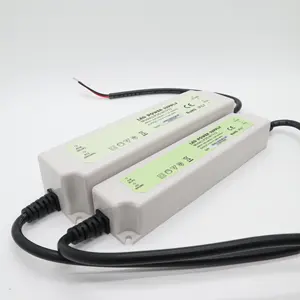 Водонепроницаемый Светодиодный источник питания SMPS 12 В, 12 Вт, IP67, 1 А, драйвер переключателя постоянного напряжения 220 В, 230 В, трансформатор для освещения переменного и постоянного тока, белый