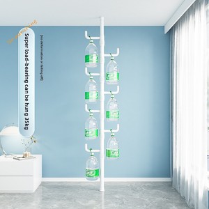 Porte-manteau sur pied populaire et créatif pour chambre à coucher, avec rangement supérieur, également utilisable comme séchoir de balcon - Product Image 1