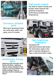 Camión Tractor Sinotruk H0w0 6x4 Económico, Euro2, Cabeza Tractora Mecánica, Bajo Costo <span class=keywords><strong>de</strong></span> Operación para África - Product Image 2