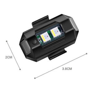 Luz Estroboscópica de 7 Colores para Navegación Nocturna, Luz Decorativa sin Cables para Aeronaves, Quadcopters, Iluminación de Obstáculos de Aviación - Product Image 2