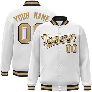 Personalized Men's Varsity Jacket Baseball Bomber Custom <b>Stitched</b> Letter Number Preppy Style Autumn <b>Coat</b> - Product Image 1