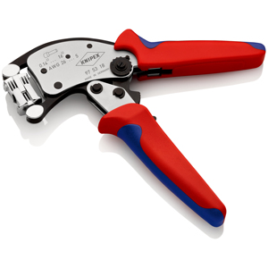 KNIPEX 97 53 18 SB Twistor16 Pince à sertir pour embouts (ferrules) auto-ajustable avec tête de sertissage rotative Fabriqué en Allemagne - Product Image 2