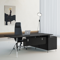 Bureau de direction série Xuanjing 01, mobilier de bureau moderne, OEM/ODM, dimensions, couleur et logo personnalisables