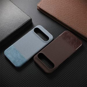 Funda Trasera de Cuero Cosida Retro de <span class=keywords><strong>Doble</strong></span> Color de Lujo para Google Pixel 11 10 9 Pro XL 11 10 9 8 Pro 8a, Funda Protectora Antigolpes para Negocios - Product Image 4