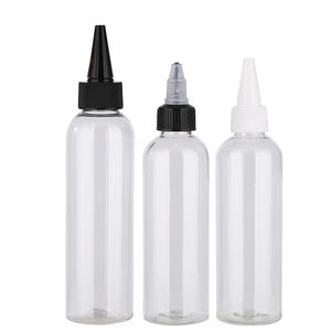 ขวดบีบพลาสติกขายดีพร้อมฝาปิดสีขาวและสีดำ - Product Image 1